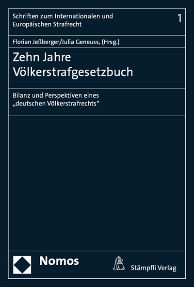 Cover des Buchs: Zehn Jahre Völkerstrafgesetzbuch