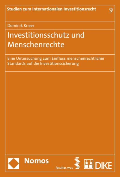 Cover des Buchs: Investitionsschutz und Menschenrechte