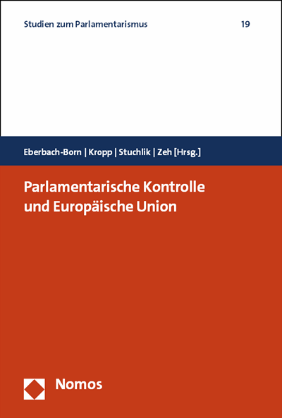 Cover of book: Parlamentarische Kontrolle und Europäische Union