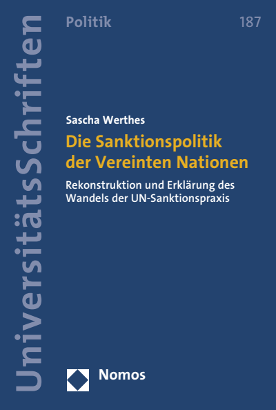 Cover of book: Die Sanktionspolitik der Vereinten Nationen
