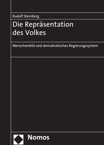 Cover of book: Die Repräsentation des Volkes