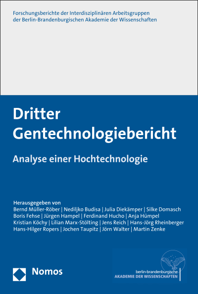 Cover des Buchs: Dritter Gentechnologiebericht