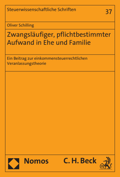Cover of book: Zwangsläufiger, pflichtbestimmter Aufwand in Ehe und Familie