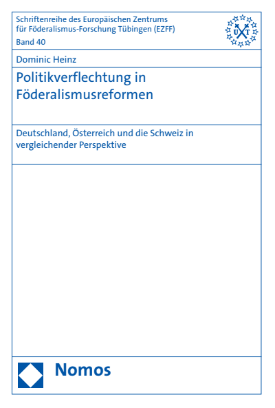 Cover of book: Politikverflechtung in Föderalismusreformen