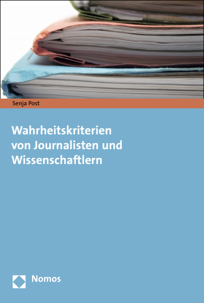 Cover of book: Wahrheitskriterien von Journalisten und Wissenschaftlern