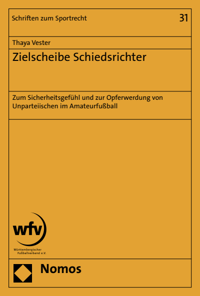 Cover of book: Zielscheibe Schiedsrichter