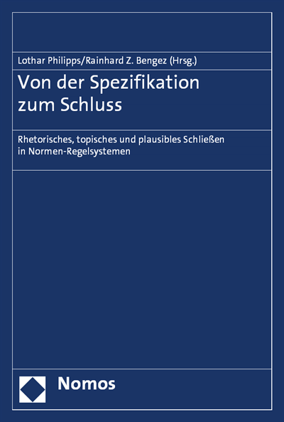 Cover des Buchs: Von der Spezifikation zum Schluss