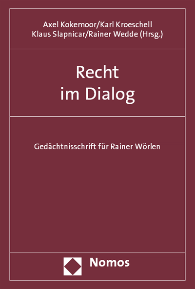 Cover of book: Recht im Dialog