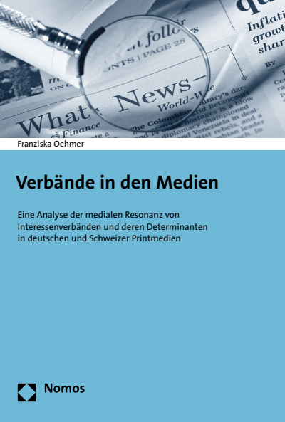 Cover of book: Verbände in den Medien