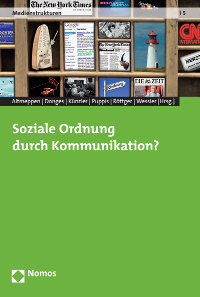 Cover des Buchs: Soziale Ordnung durch Kommunikation?