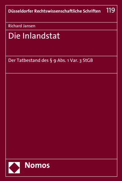 Cover des Buchs: Die Inlandstat