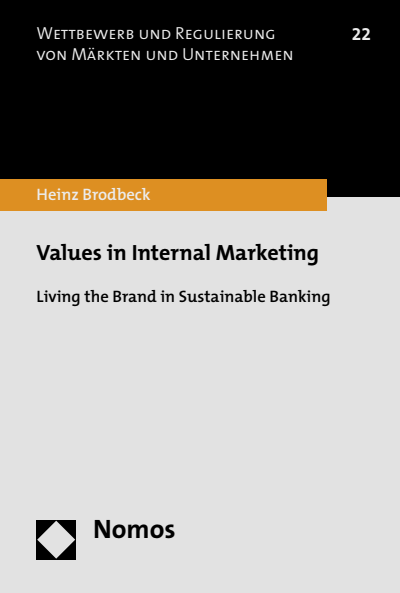 Cover des Buchs: Values in Internal Marketing