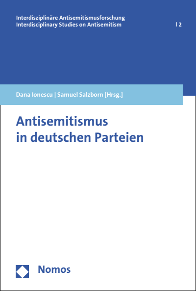 Cover des Buchs: Antisemitismus in deutschen Parteien