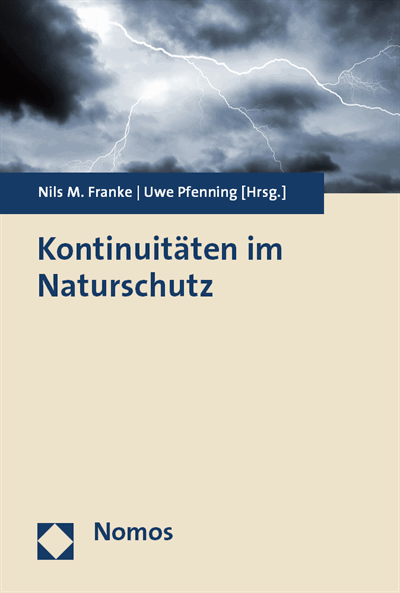 Cover des Buchs: Kontinuitäten im Naturschutz