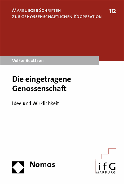 Cover of book: Die eingetragene Genossenschaft