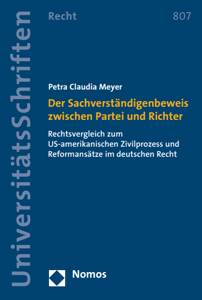 Cover des Buchs: Der Sachverständigenbeweis zwischen Partei und Richter