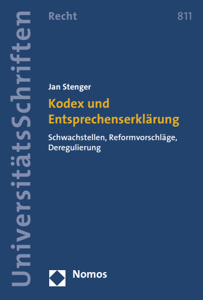 Cover des Buchs: Kodex und Entsprechenserklärung