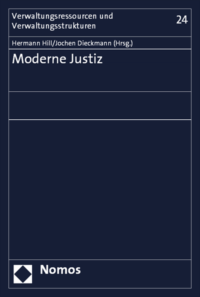 Cover of book: Moderne Justiz
