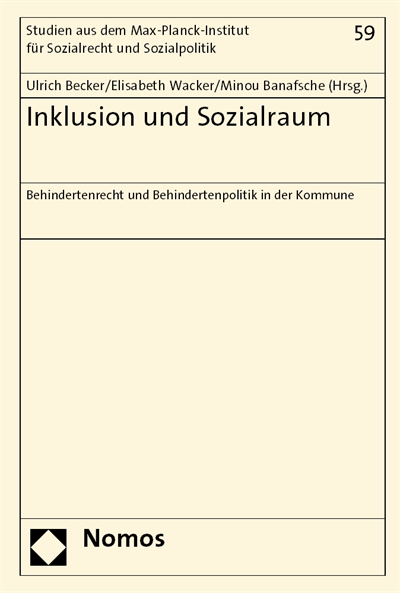 Cover of book: Inklusion und Sozialraum