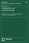 Cover of book: Praktikanten- und Volontärverträge