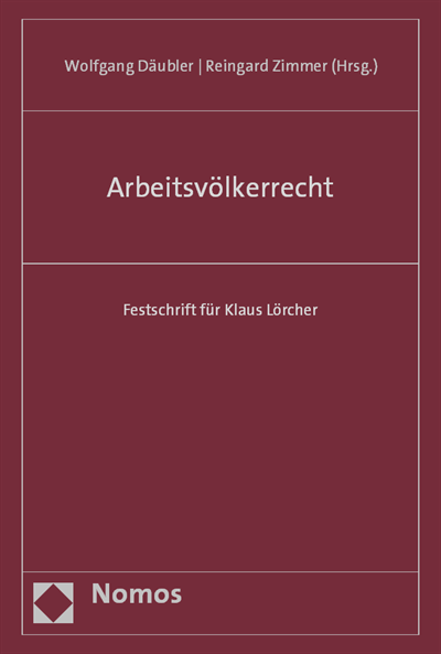 Cover of book: Arbeitsvölkerrecht