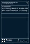Cover des Buchs: Witness Preparation in International and Domestic Criminal Proceedings