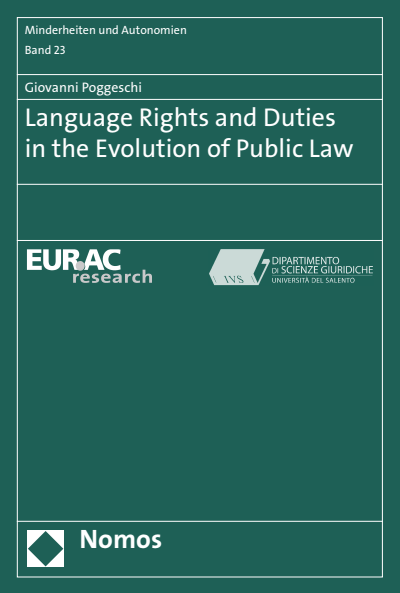 Cover of book: Language Rights and Duties in the Evolution of Public Law