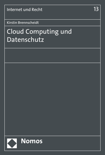 Cover des Buchs: Cloud Computing und Datenschutz