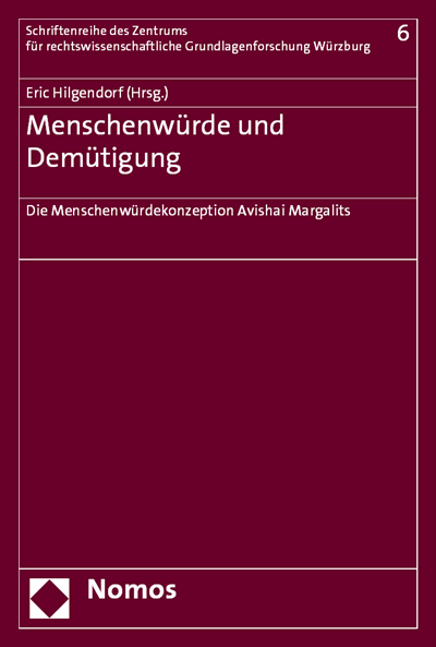 Cover des Buchs: Menschenwürde und Demütigung