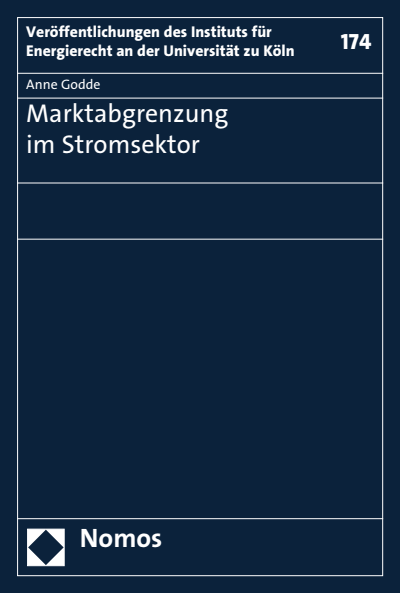 Cover of book: Marktabgrenzung im Stromsektor