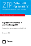 Cover des Buchs: Rapide Politikwechsel in der Bundesrepublik