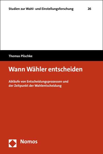 Cover of book: Wann Wähler entscheiden