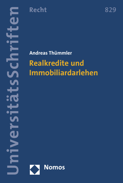 Cover des Buchs: Realkredite und Immobiliardarlehen