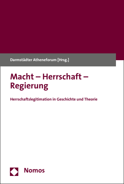 Cover of book: Macht - Herrschaft - Regierung