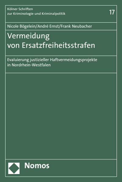 Cover of book: Vermeidung von Ersatzfreiheitsstrafen