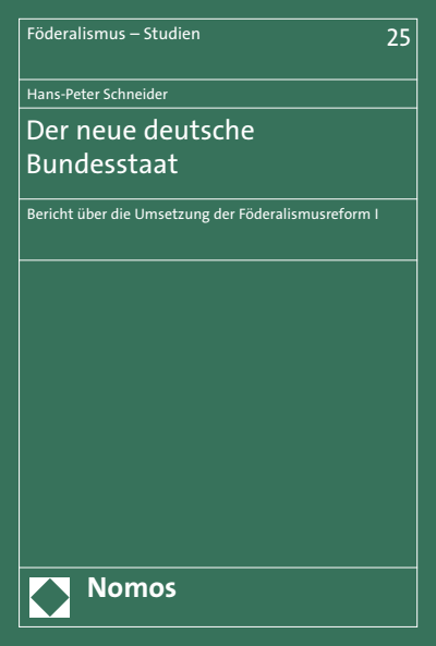 Cover of book: Der neue deutsche Bundesstaat