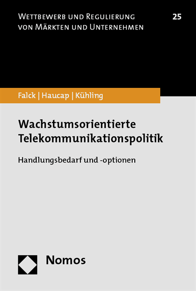 Cover of book: Wachstumsorientierte Telekommunikationspolitik