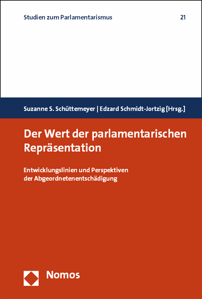 Cover of book: Der Wert der parlamentarischen Repräsentation