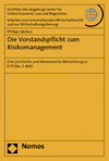 Cover of book: Die Vorstandspflicht zum Risikomanagement