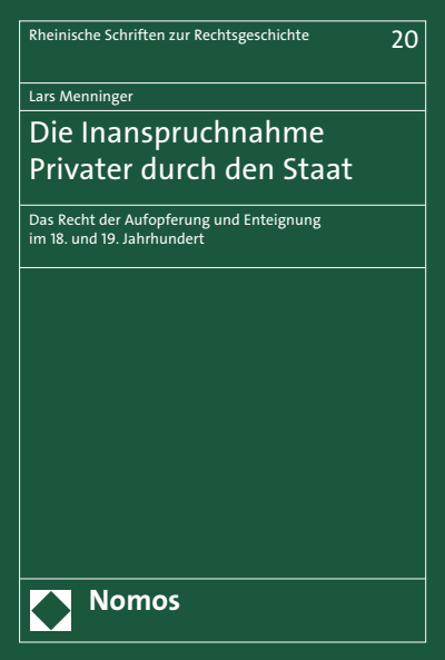 Cover of book: Die Inanspruchnahme Privater durch den Staat