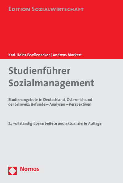 Cover of book: Studienführer Sozialmanagement