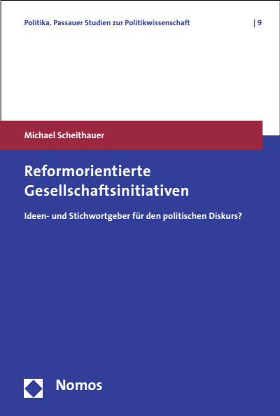 Cover des Buchs: Reformorientierte Gesellschaftsinitiativen