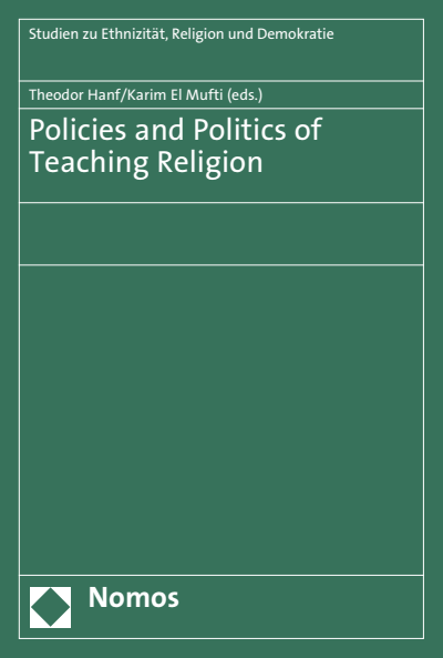 Cover of book: Policies and Politics of Teaching Religion