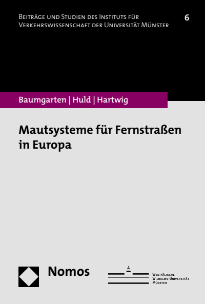 Cover of book: Mautsysteme für Fernstraßen in Europa