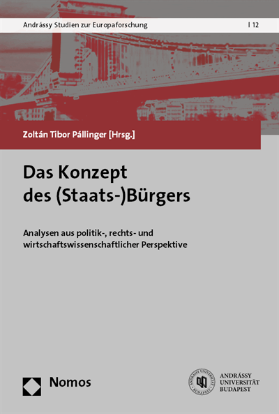 Cover des Buchs: Das Konzept des (Staats-)Bürgers
