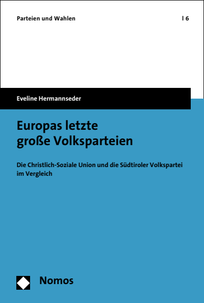 Cover des Buchs: Europas letzte große Volksparteien