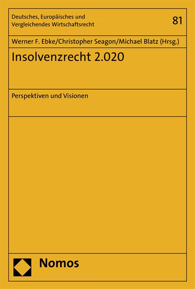 Cover of book: Insolvenzrecht 2.020