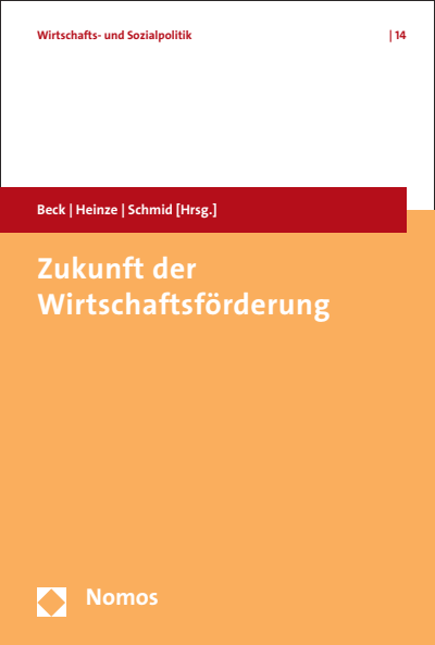 Cover des Buchs: Zukunft der Wirtschaftsförderung