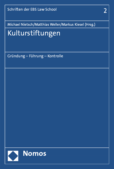 Cover des Buchs: Kulturstiftungen