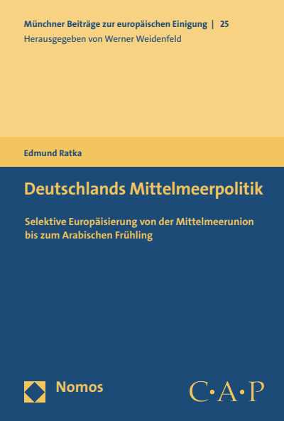 Cover des Buchs: Deutschlands Mittelmeerpolitik